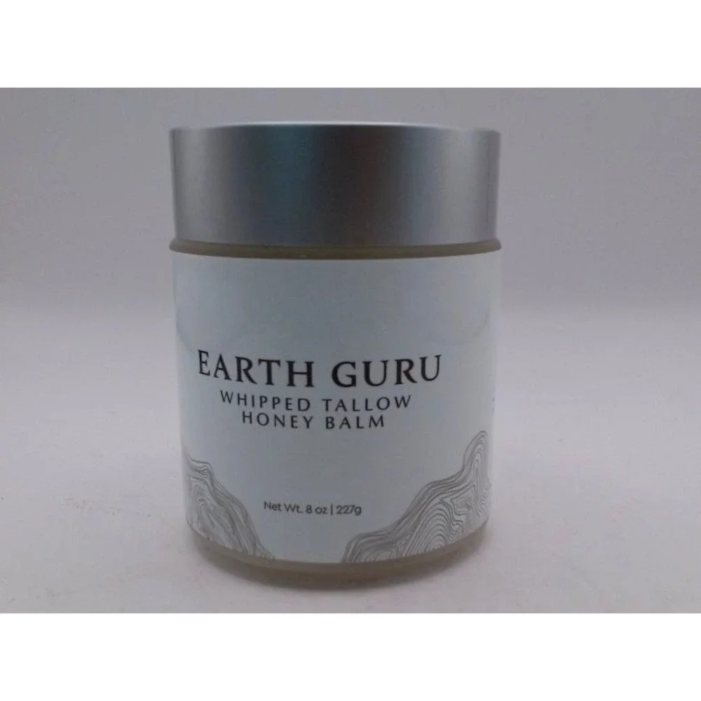 Earth Guru - Whipped Tallow Honey Balm, 8 Oz, BRAND NEW , SEALED